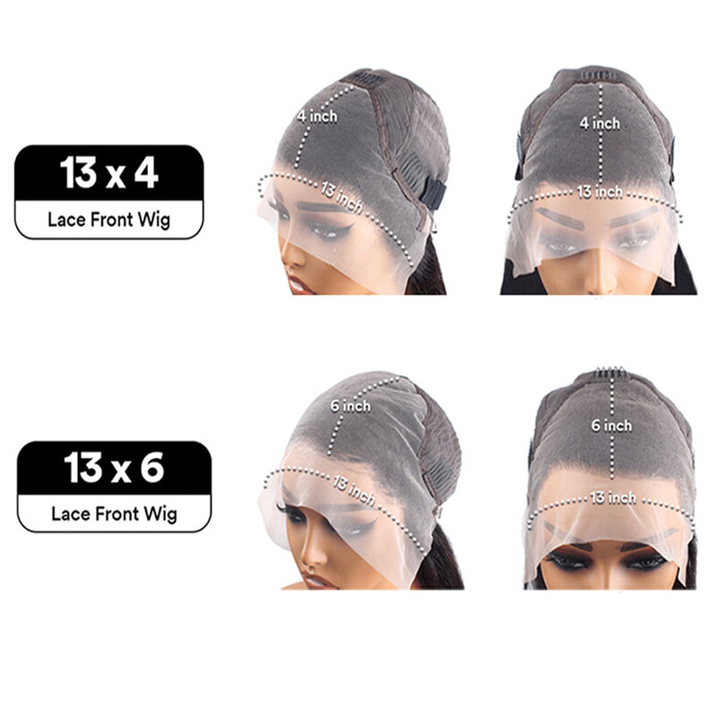 13x4 13x6 HD Lace Frontal Wigs Body Wave Lace Front Human Hair Wig Brazilian Loose Wave Bob Wigs For Women 100% Human Hair Sale