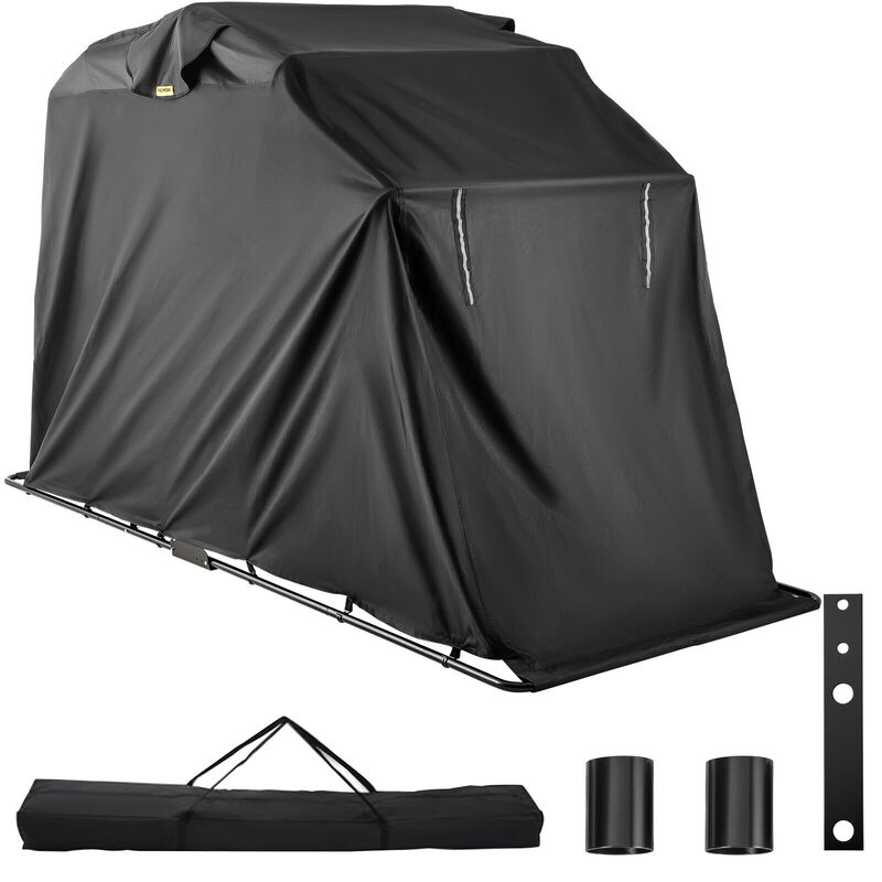 Motocykl Shelter Shed zakryte przechowywanie namiot garażowy większe motocykle solidna metalowa rama blokada bezpieczeństwa na stałe