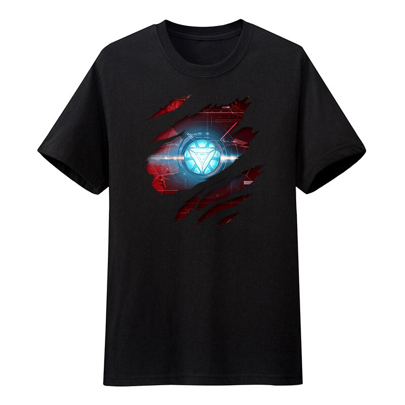 Camiseta de héroes de Marvel para hombre y mujer, camiseta de la serie de superhéroes de Los Vengadores, Camiseta de algodón Y2K, top de manga corta