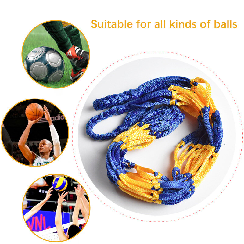 Football Net Bag Nylon Bold Storage Bag Single Ball Carry Portable Equipment Outdoor Sports Soccer Basketball Volleyball Bag