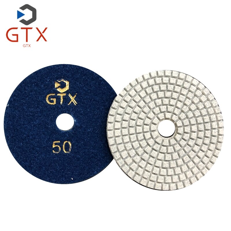 80mm 100mm Diamond Polishing Pad 3" 4" Wet Buff Disc Abrasive for Sanding Marble Granite Concrete Grinding Countertop Stone