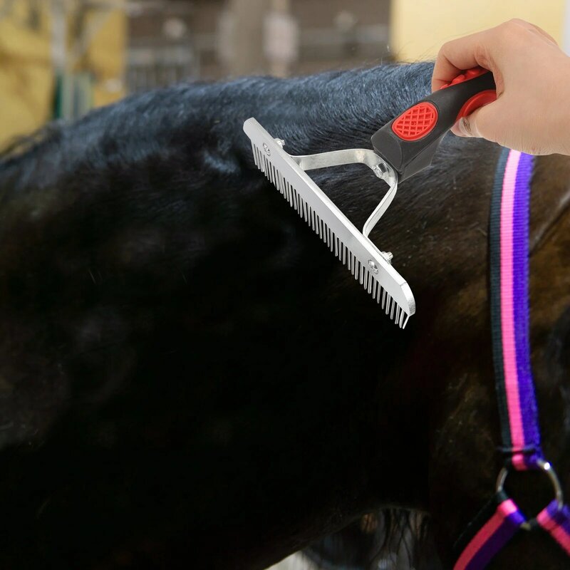 Pferdehaar Reinigungs kamm Pferde pflege Rechen dauerhafte Reinigungs bürste Reinigungs zubehör