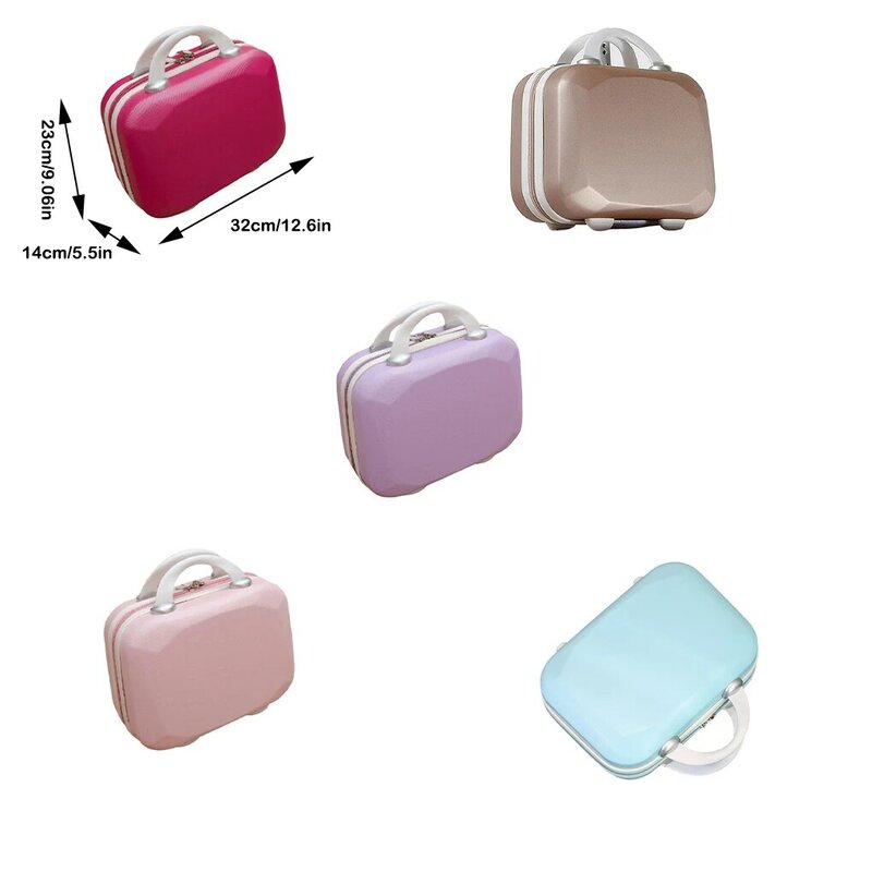 Makeup Bag Travel Case Luggage Pouch Multicolored Container Multipurpose Wine