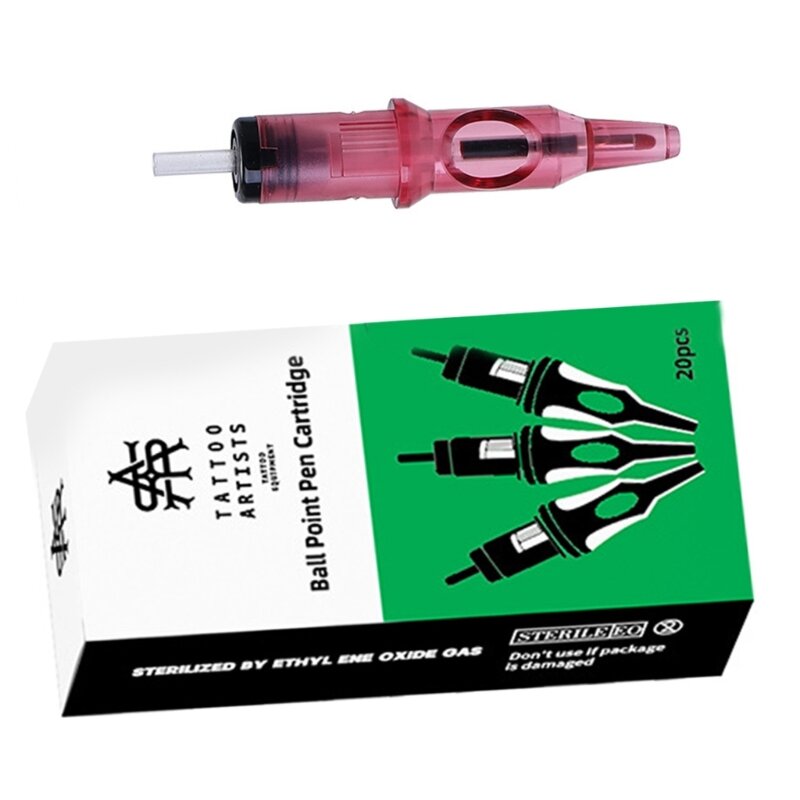 20 peças agulhas cartucho com economia custos para prática suprimentos caneta criam com facilidade