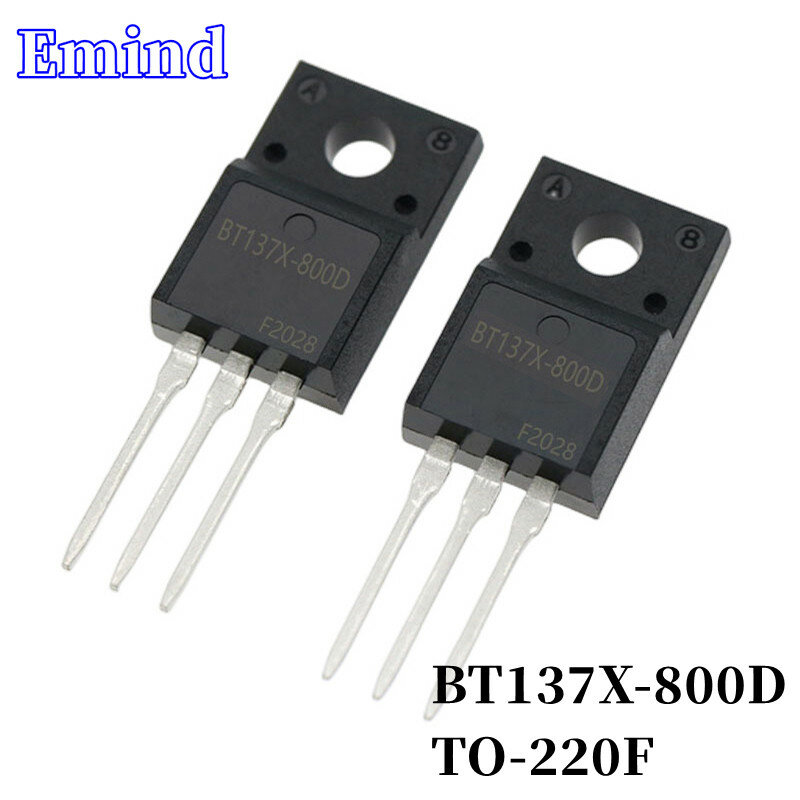 10 pz BT137X-800D tiristore TO-220F 8A/800V DIP Triac grande pacchetto di plastica Chip