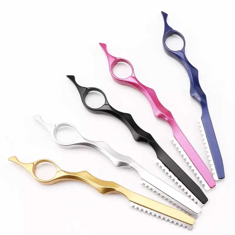 Pisau cukur penata rambut, pisau pemotong lebih tipis dari Jepang tahan karat profesional, pisau tukang cukur tajam, alat Salon