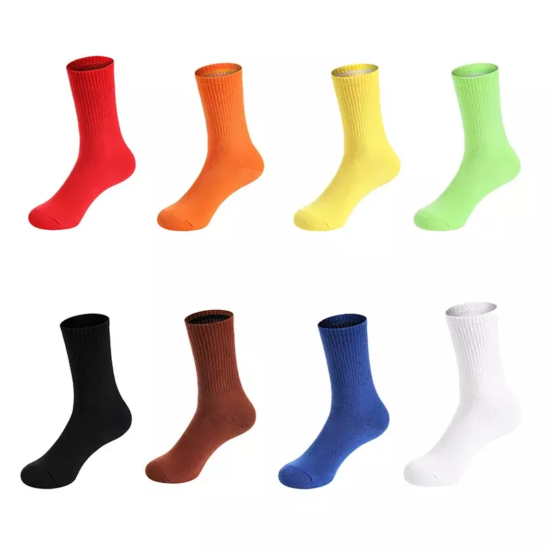 Summer thin cotton antibacterial antibacterial anti -deodorant, pure color women's cotton socks electric heating socks