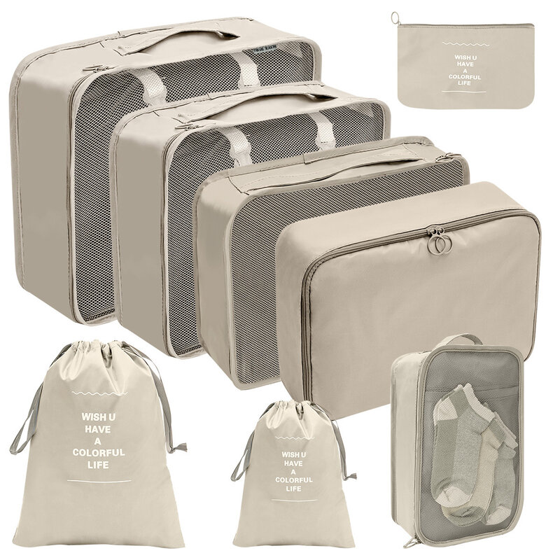 Travel luggage storage bag set storage bag clothing shoes luggage travel bag