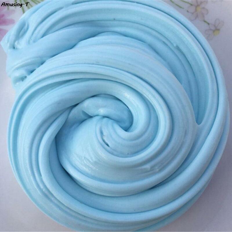 Colorful Sludge Cotton Mud to Release Clay Toy Kids Toy DIY Slime Clay Fluffy Floam Slime Scented Stress Relief No Borax