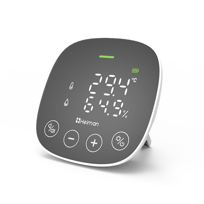Wall Mount Smart Monoxide Detector De Carbono, Alarme, Sensor Co2, Monitoramento Da Qualidade Do Ar Com Alarme De Som