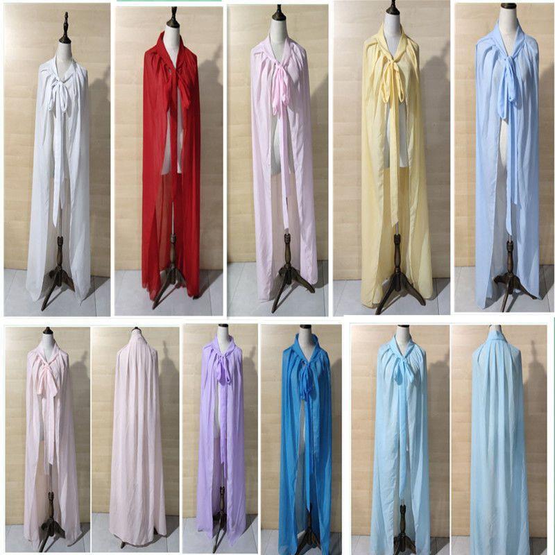 1Pc Women Chinese Style Solid Color Simplicity Cloak Robe Hanfu Spring Summer Antique Adult Shawl Photography Clothing