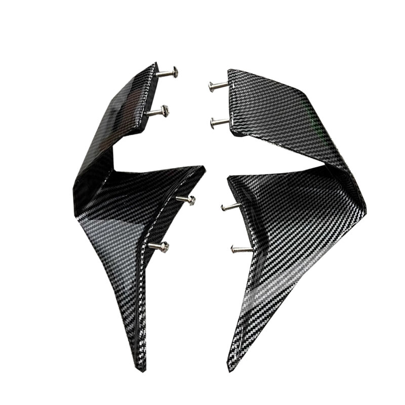 for Kawasaki Ninja 400 Winglet Fairing Motor Accessories Spoiler Fixed Side Wing EX400 2018 2019 2020 2021 2022 2023 2024 Carbon