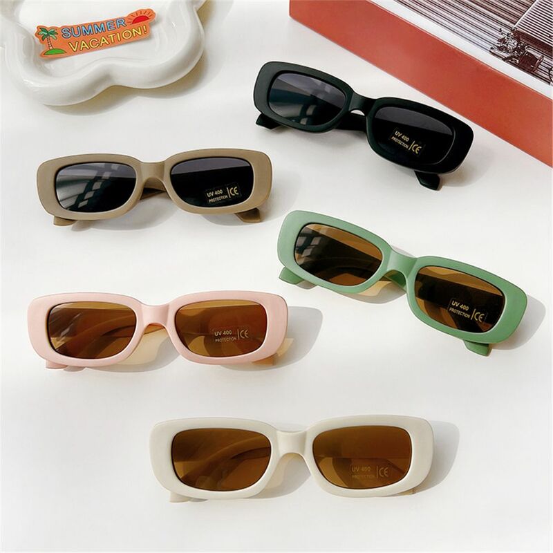 Модные очки для девочек и мальчиков, детские солнцезащитные очки, Детские прямоугольные солнцезащитные очки