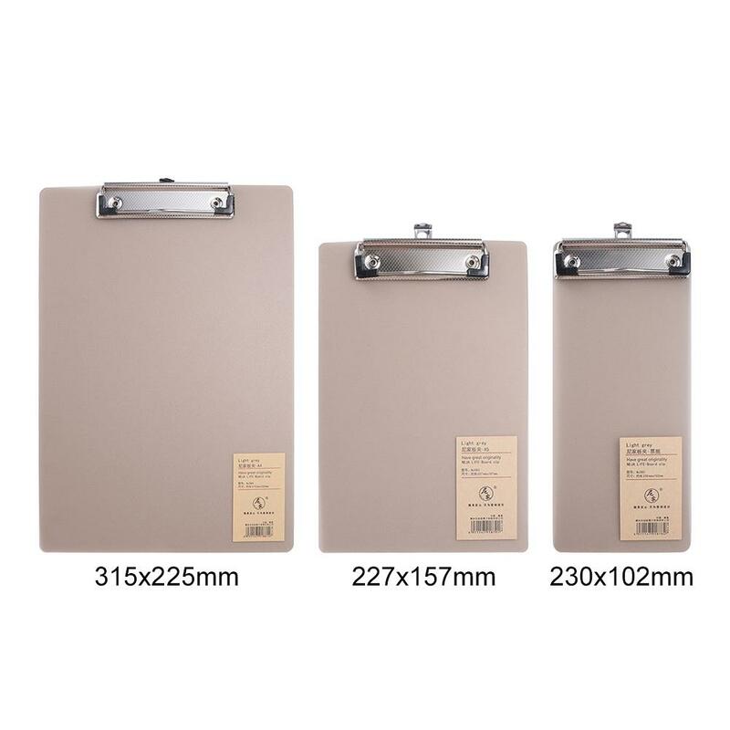 Writing Sheet Pad A4 A5 A6 File Folder Writing Tablet With Low Profile Gold Clip Paper Organizer Writing Pad Document Folder