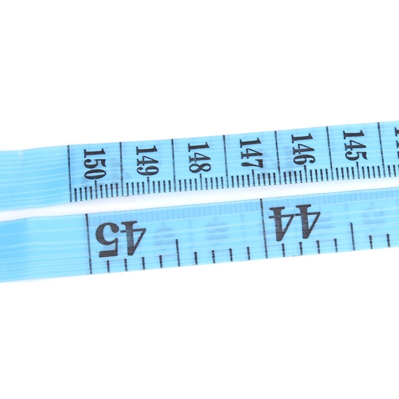 Regla cinta métrica doble escala, 60 pulgadas/150cm, a granel para coser tela a medida, Color aleatorio para escala