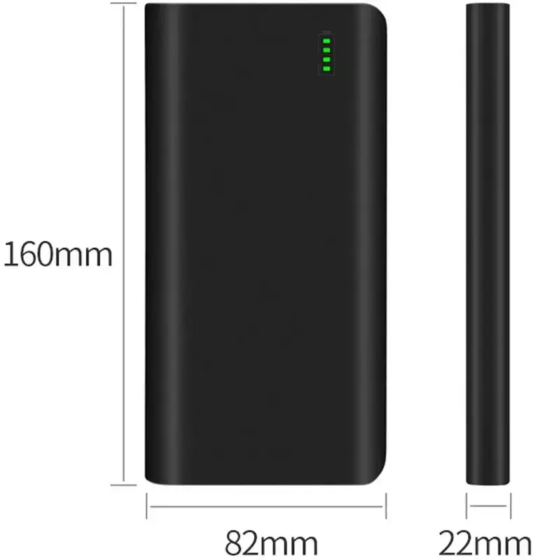 Batería recargable de iones de litio NB7102, USB-C CC, 3,7 V, 17500mAh, 64,75 WH, 18650