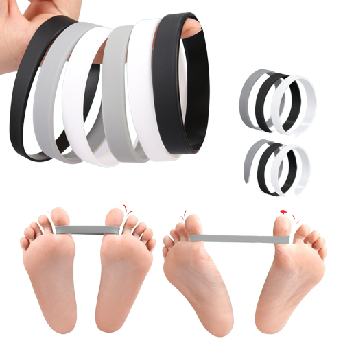 Elastic Silicone Tensile Tape, Corretiva Treinamento Exercício Belt, Toe Separator, Thumb Band, Foot Care Tools, Hallux Valgus
