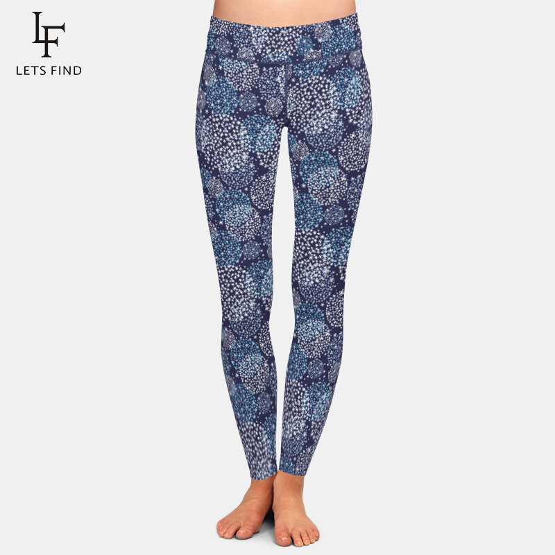 LETSFIND-Leggings elásticos de cintura alta para mujer, pantalones de entrenamiento, cálidos, a la moda, novedad