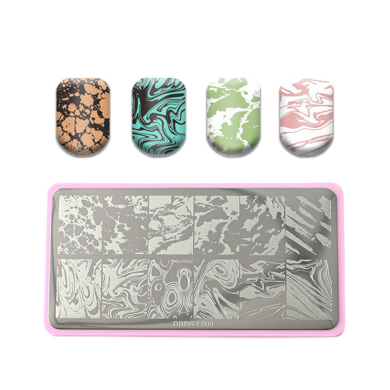 12*6 Nail Stamping Plates Template Snake/Beauty/Cats mage Printing Nail Art stencil modelli per unghie acriliche Design Stamp