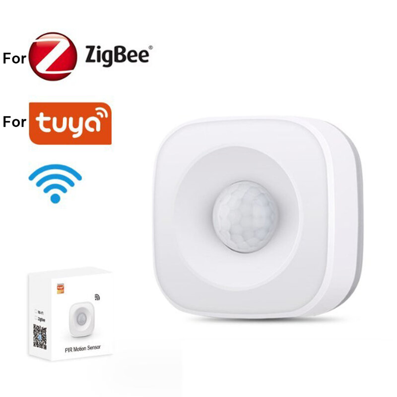 Tuya WIFI Smart PIR Motion Sensor Detector Movement Sensor Smart Life APP Wireless Home Automation System Via Alexa Googles Home