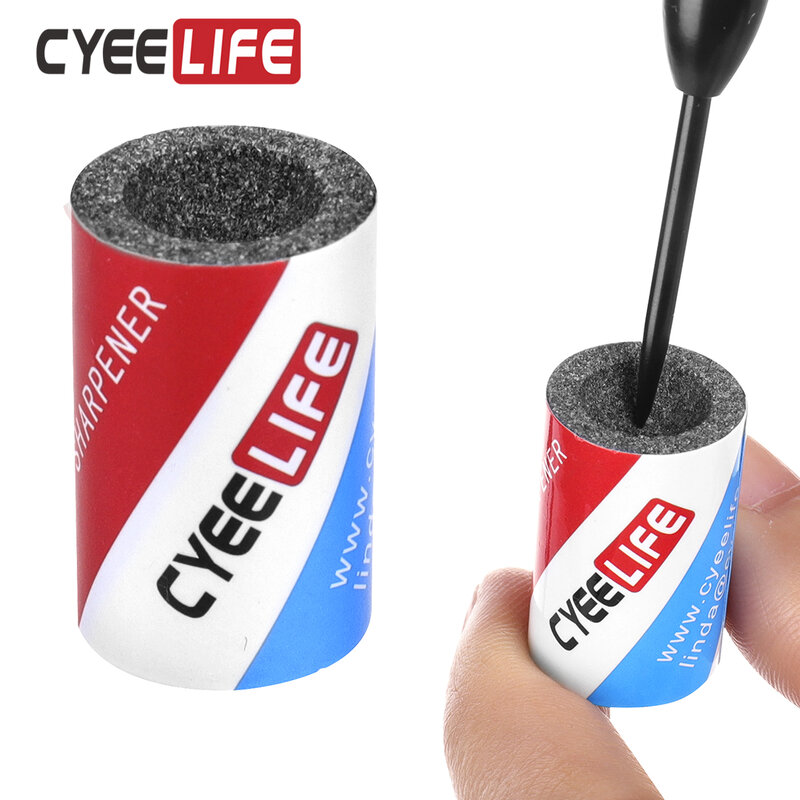 CyeeLife-afilador de dardos, kit de accesorios para puntas de dardo de acero, 2/5/10 paquetes