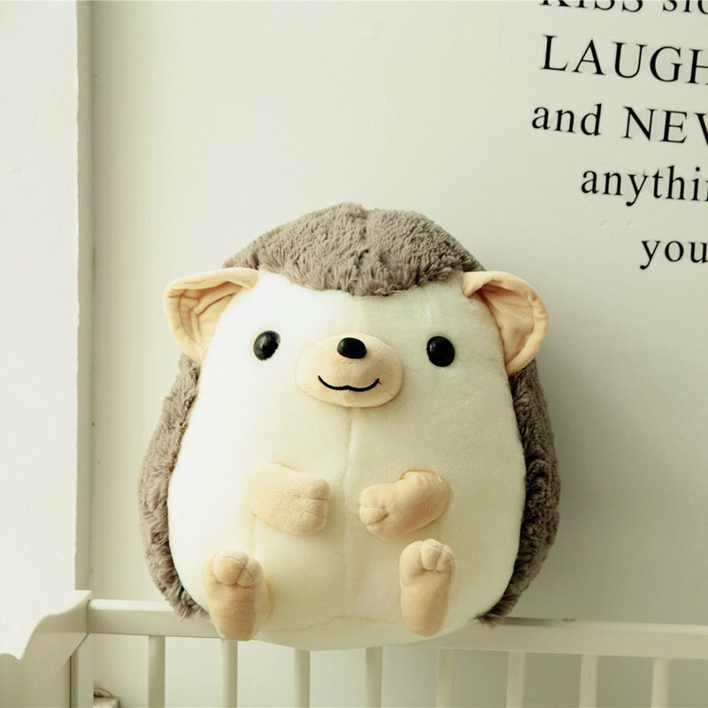 귀여운 고슴도치 봉제 장난감, 부드러운 유아 진정 동물 인형, 부드러운 박제 면 만화 생일 선물, 35 cm, 45cm