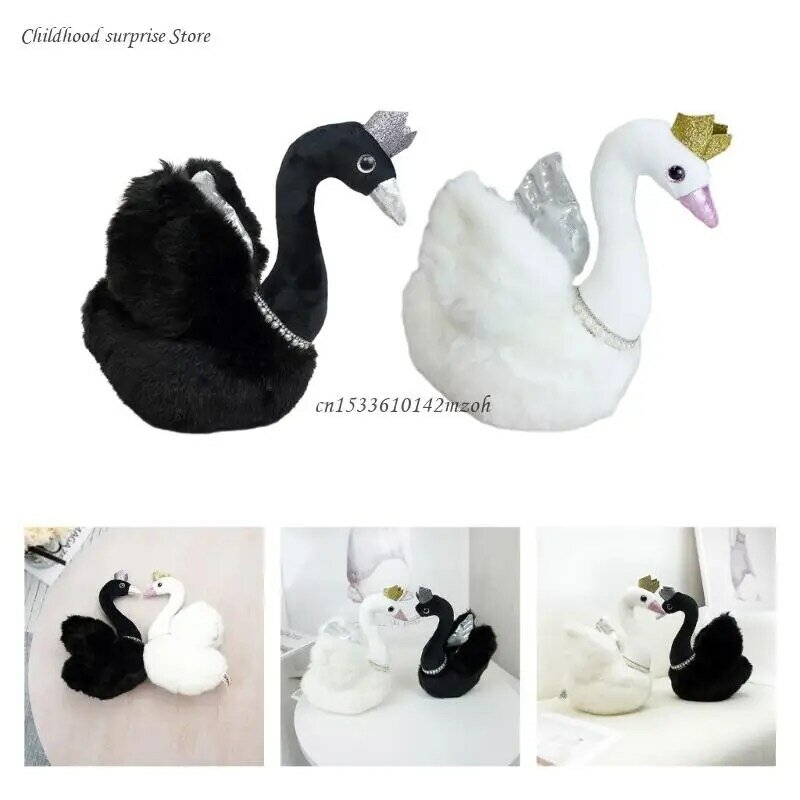 Adereços para fotografia bebê, almofada cisne decoração para mês, chuveiro, fornecimento festa, dropship
