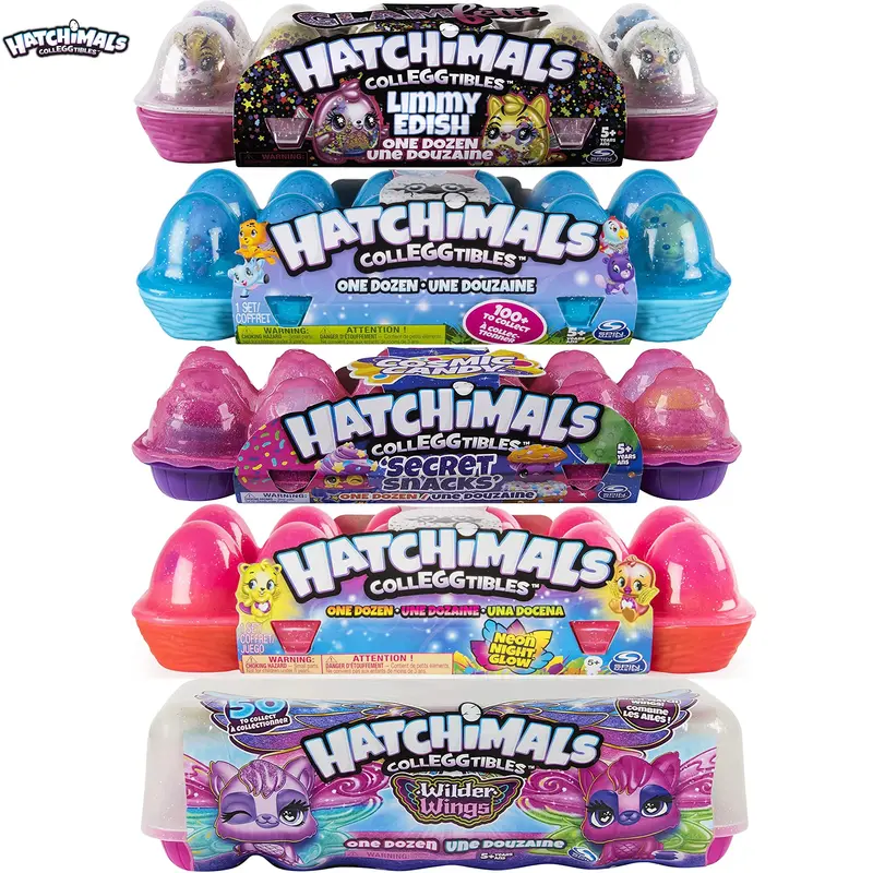 Hatchimals colleggables portagioie Royal dozzina 12-Pack Egg Toys caramelle cosmiche edizione limitata stagione 2 Limmy Edish da collezione