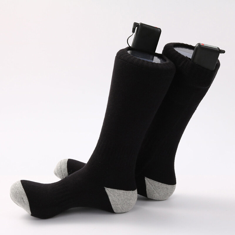 Зимние теплые уличные носки, термоноски, теплые носки, эластичные удобные регулируемые электрические теплые носки с 3 режимами для пеших прогулок