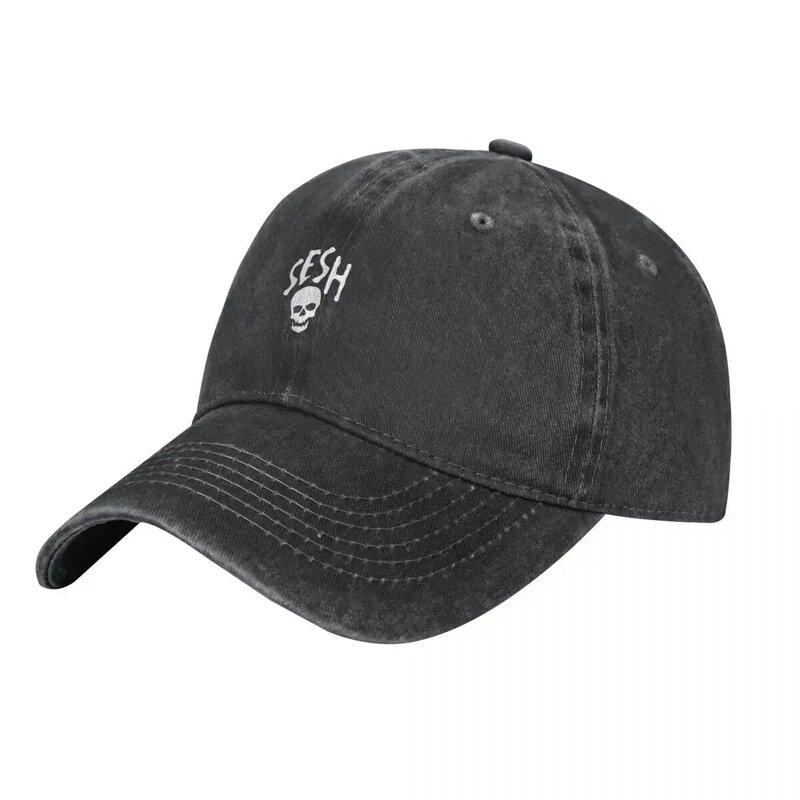 Patch Skull Sesh Essential Cowboy Hat Big Size Hat Beach Bag Uv Protection Solar Hat Women's Beach Visor Men's
