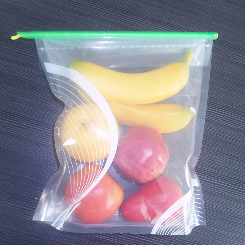 Clip de sellado para bolsas de aperitivos, palo de sellado para conservación de alimentos, organizador de almacenamiento de cocina reutilizable