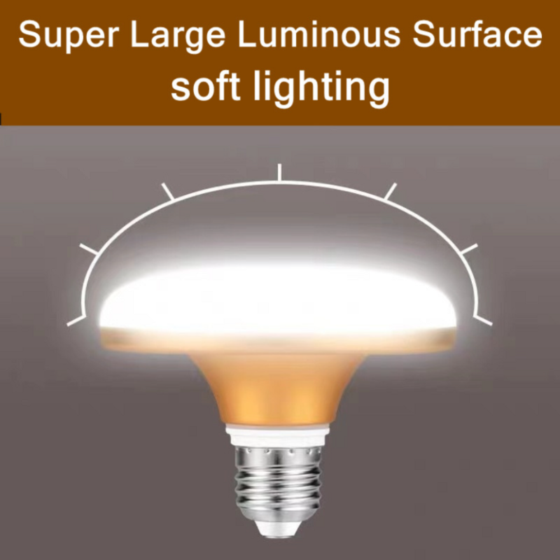 Bombilla Led superbrillante para iluminación del hogar, lámpara UFO de 220V, 12/15/20/30/40/50/65W, E27