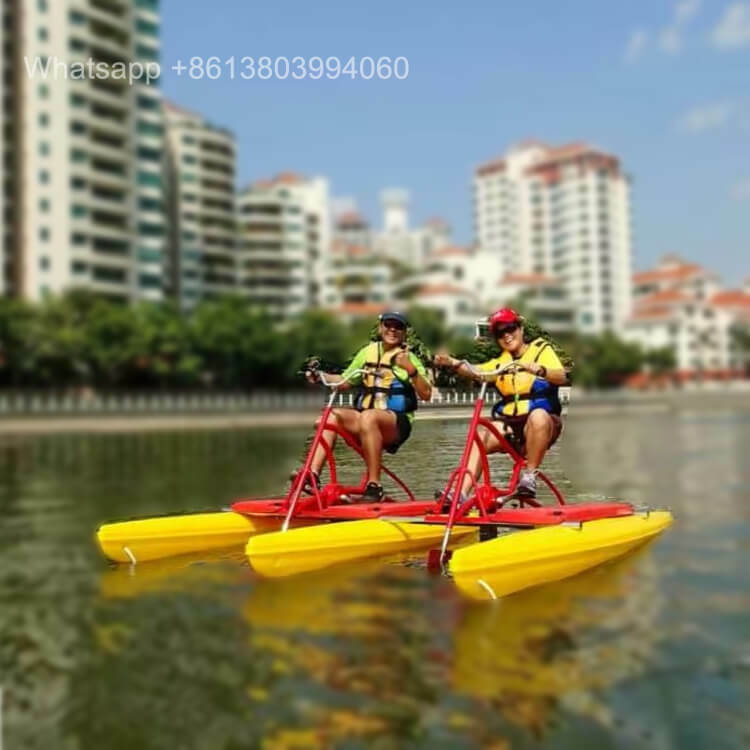 Floating Water Bike Inflatable Pedal Water Bike for sale