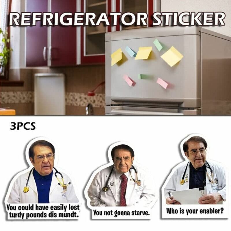 Aufkleber lustiges Geschenk Persönlichkeit dr. jetzt Gewichts verlust Richtlinien Aufkleber Kühlschrank Magnet Kühlschrank dekorative Magnete