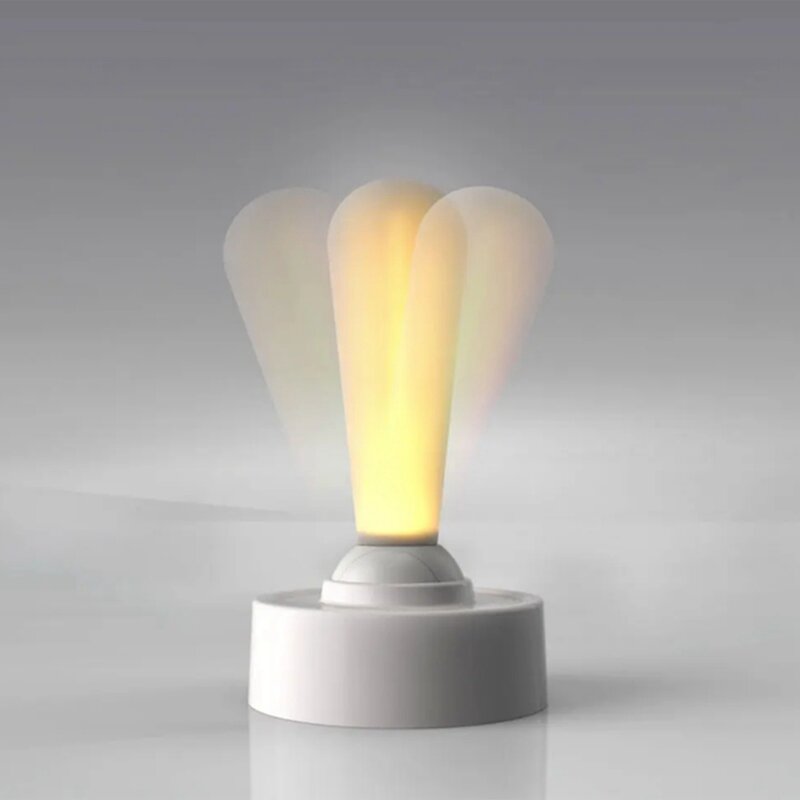 Lampka nocna USB z regulowanym gniazdem LED-prosta silikonowa lampa ścienna bez ściemniania