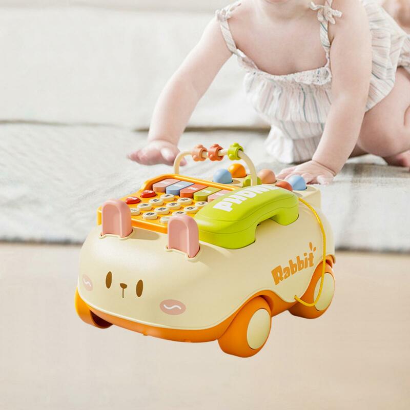 Zabawka na telefon zabawka edukacyjna oświetlenie do zastosowań muzycznych zabawka dla dziecka interaktywna zabawka dla małych chłopców prezent urodzinowy dla dzieci