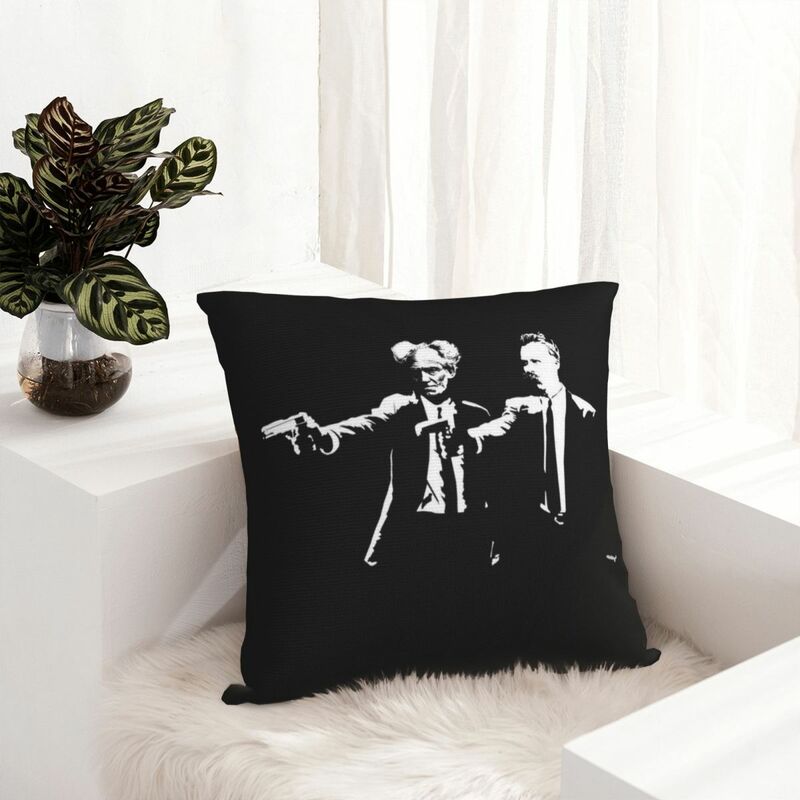 Schopenhauer and Nietzsche - Fun Philosophy Shirt Throw Pillow Plaid Sofa Luxury Pillow Cover