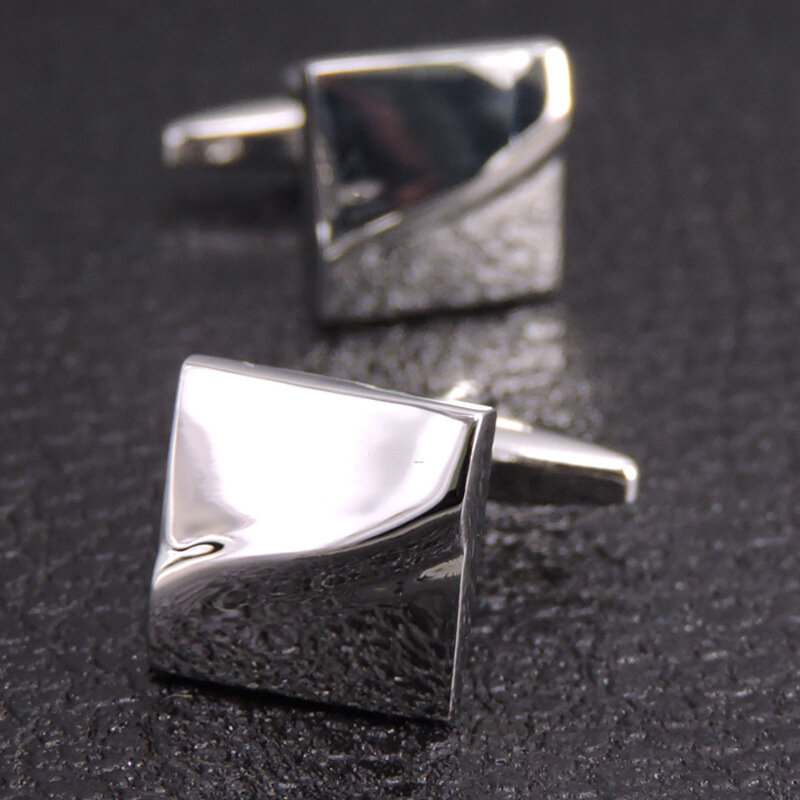 High Quality Cufflinks Luxury Cuff Links Mens French Square Button Shirts Accessories Business Jewelry