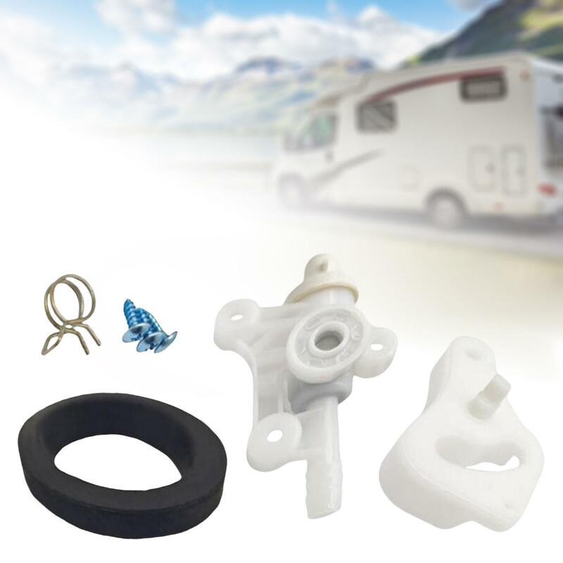 RV Toilet Water Set Durable Easy to Install Replace Parts Accessories