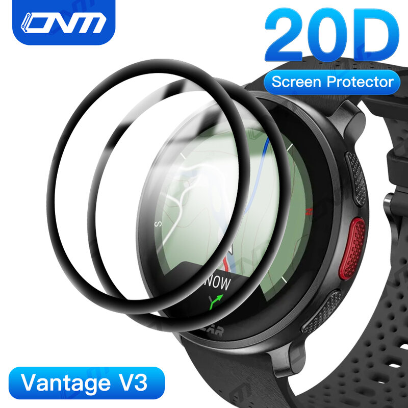 Protector de pantalla 20D para Polar Vantage V3, película antiarañazos para Vantage V3, ultra-hd película protectora de cobertura completa (no de vidrio)
