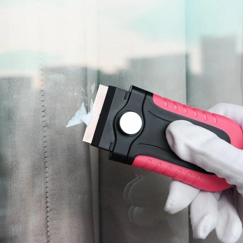 AFBC pengikis pisau pengunci dengan tutup pengaman, alat masak dari kaca, cat pengikis dan Label lama