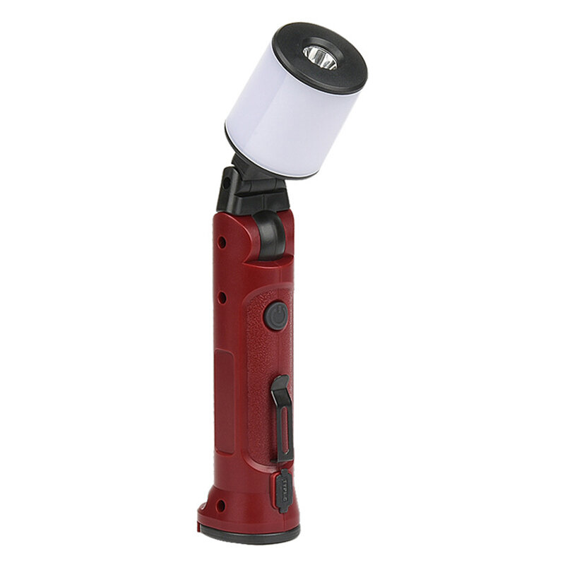 Lanterne de travail LED multifonctionnelle, haute luminosité, rotation résistante à 360, mini lampe de poche pour la pêche, le barbecue, la randonnée, 350strada, 10W