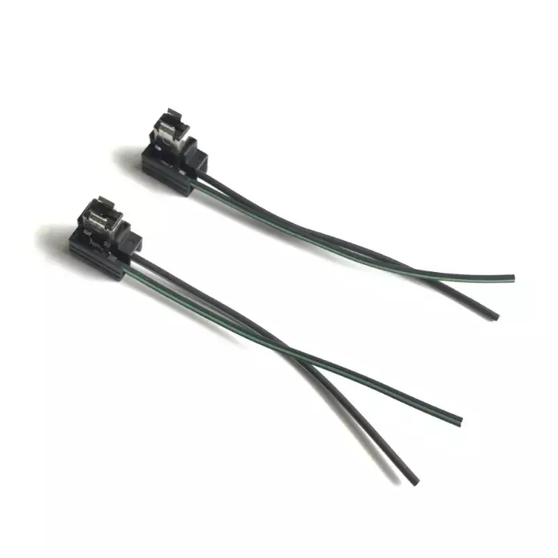 2 Stuks Koplamp Lamp Socket Wire Kabelboom Connector Plug Adapter Lijn Voor H1 Lamp
