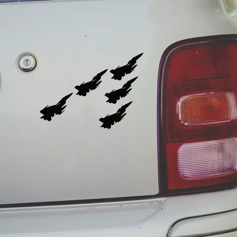 재미있는 전투기 비행기 비닐 데칼 오토바이 스티커, 자동차 스티커, 데칼 액세서리, 15cm