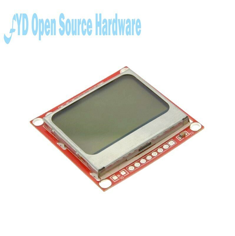 عالية الجودة 84X48 84x84 LCD وحدة الأحمر الخلفية محول PCB لنوكيا 5110 ل