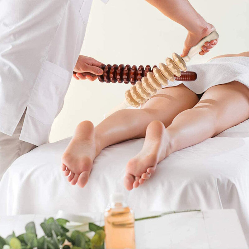 Outils de Massage de thérapie en bois pour la mise en forme du corps, rouleaux de Cellulite, outils de modelage du corps pour libérer la douleur musculaire 1 pièce