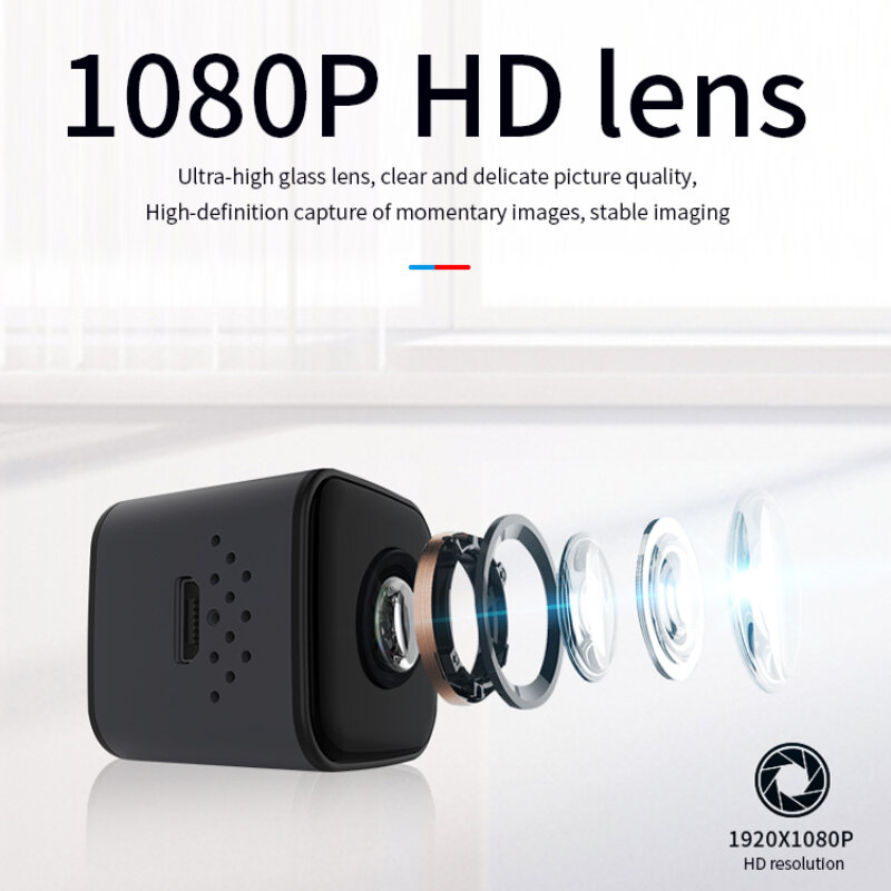 Mini-Kamera drahtloses WLAN 1080p ap Indoor Outdoor Mini-IP-Kamera Sicherheit Fernbedienung Überwachung Nacht mobile Kamera