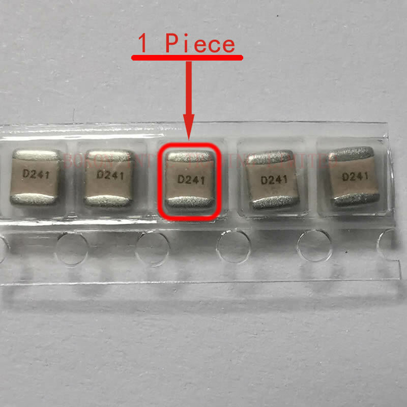 Capacitores multicamadas cerâmicos da porcelana p90 do ruído a241j d241 do esl do tamanho alto q dos capacitores da micro-ondas 240pf 200v rf 1111 v baixo