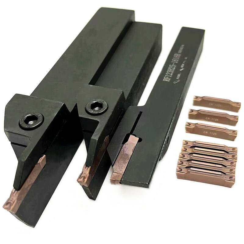 Portaherramientas de torno CNC RF123H25-1616B RF123H25-2020B, soporte de herramientas de torneado de ranura externa, cortador de ranurado, RF123