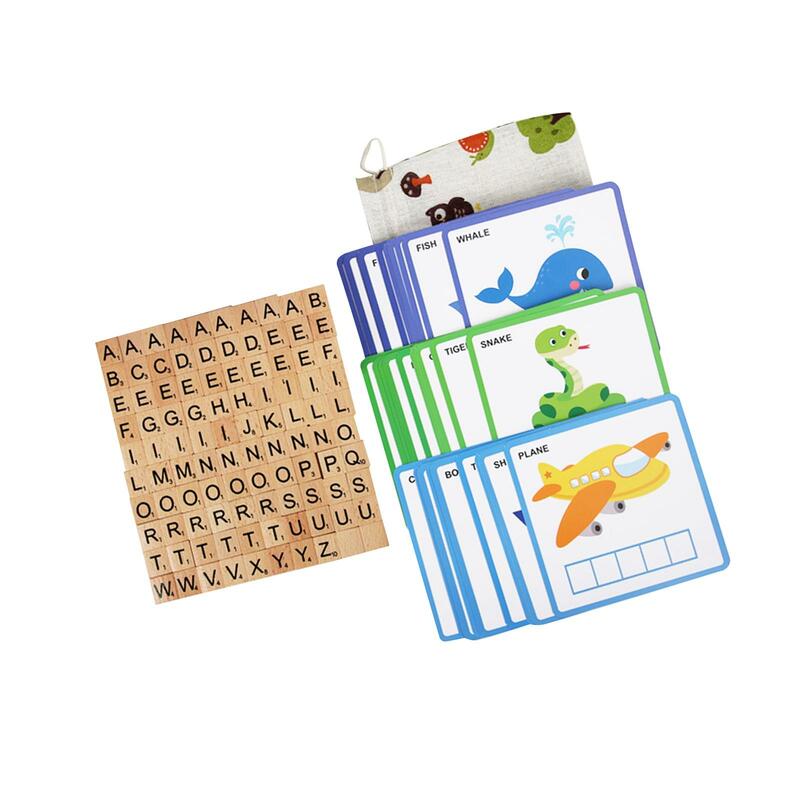 Juegos de ortografía Flashcards para niños y niñas, tarjetas educativas tempranas para el hogar